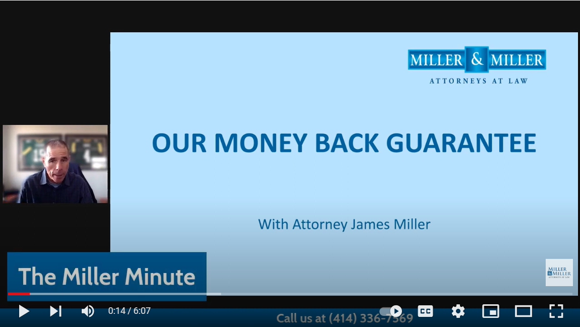 Miller & Miller's 7-Day Unconditional Money-Back Guarantee