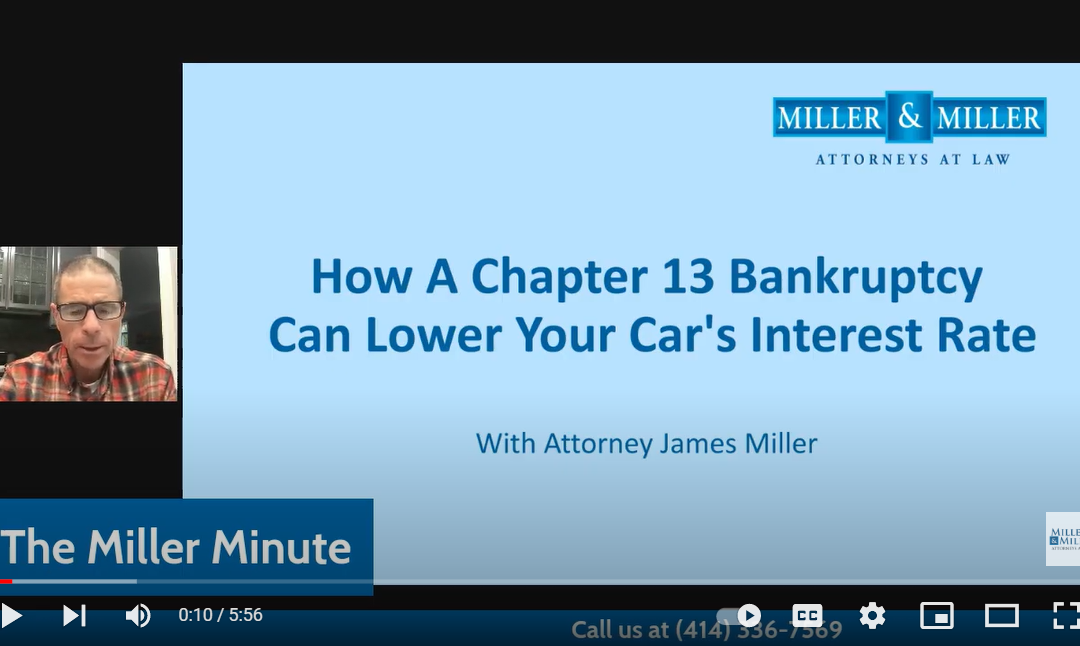 How a Chapter 13 Bankruptcy Can Lower Your Interest Rate