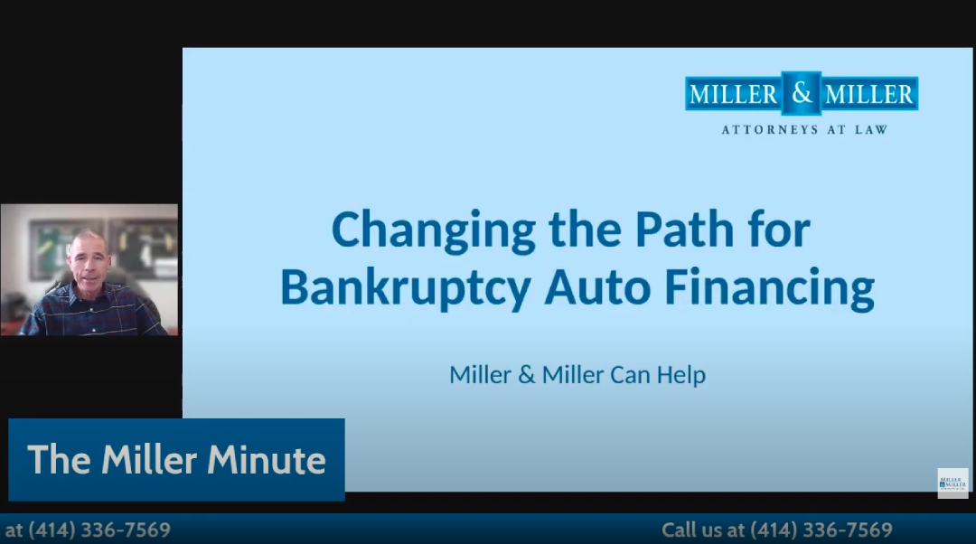 Changing the Path for Bankruptcy Auto Financing
